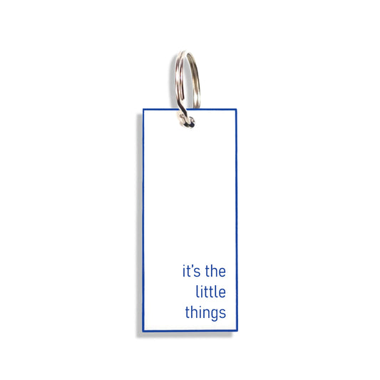 "it's the little things"