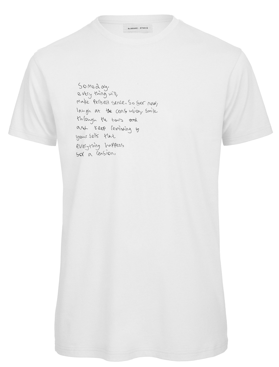 SCRIPT white t-shirt