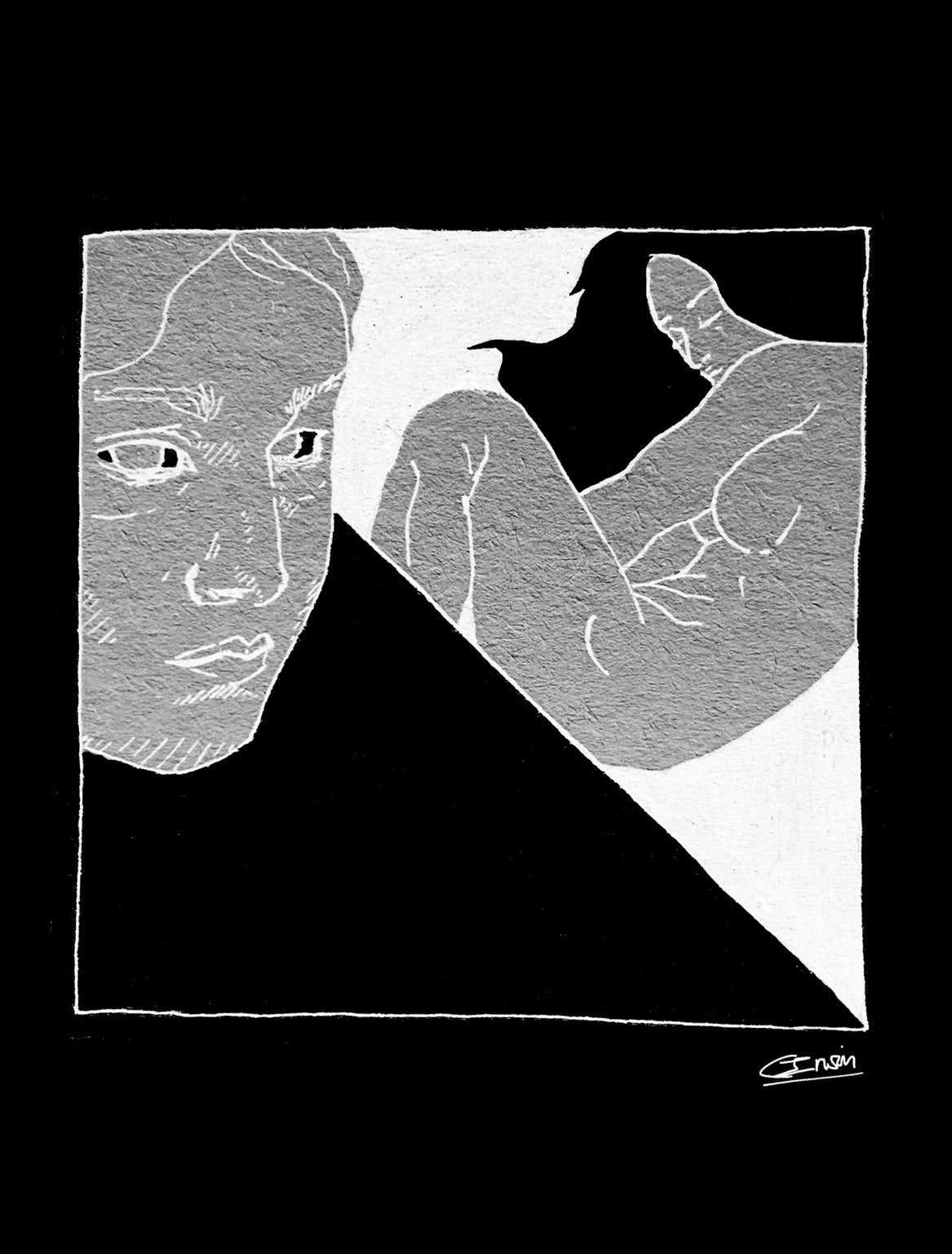 CHARLIE IRWIN "naked lady" t-shirt