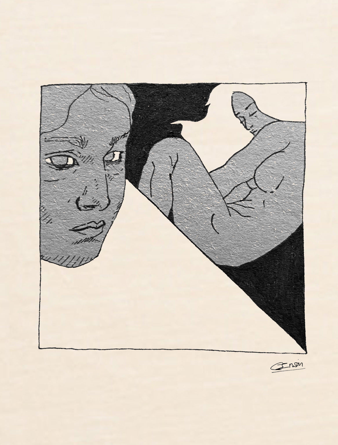 CHARLIE IRWIN "naked lady" t-shirt