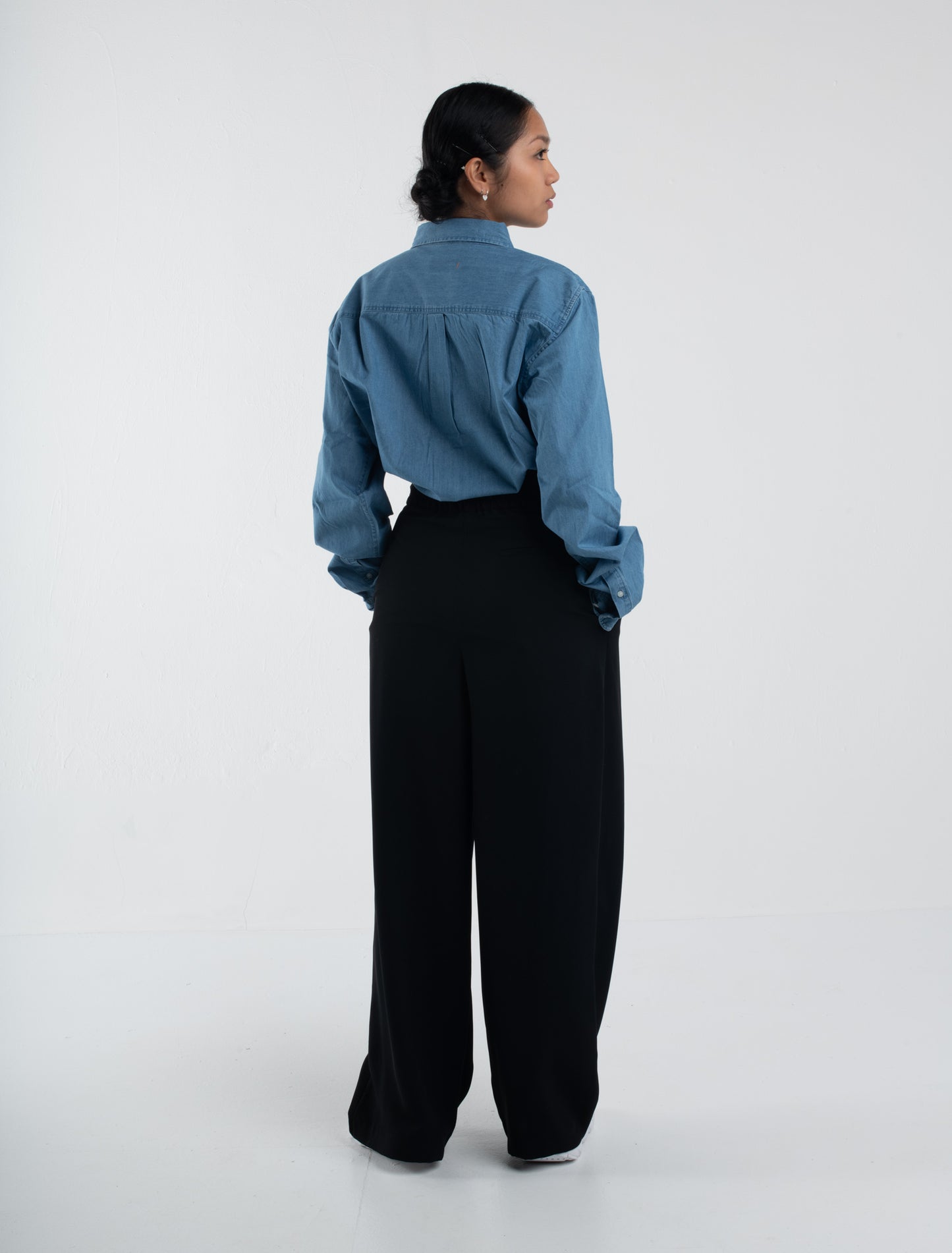 FIVE LOAVES unisex denim shirt