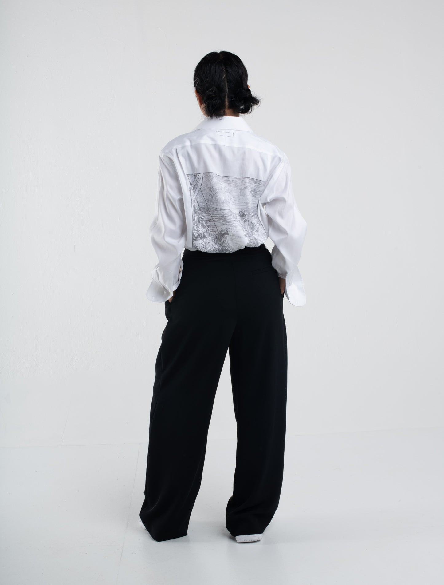 BE NOT AFRAID unisex white graphic shirt