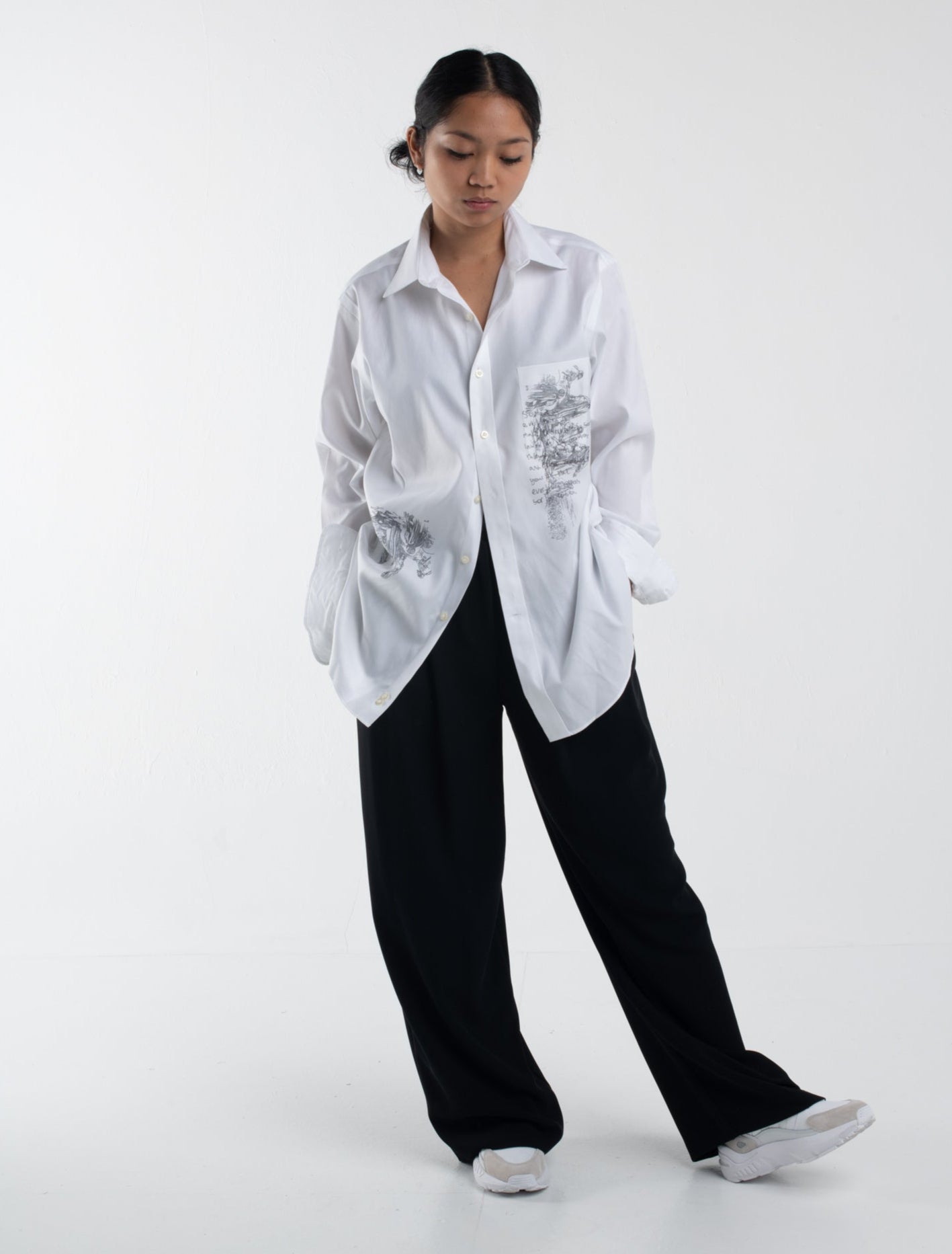 BE NOT AFRAID unisex white graphic shirt