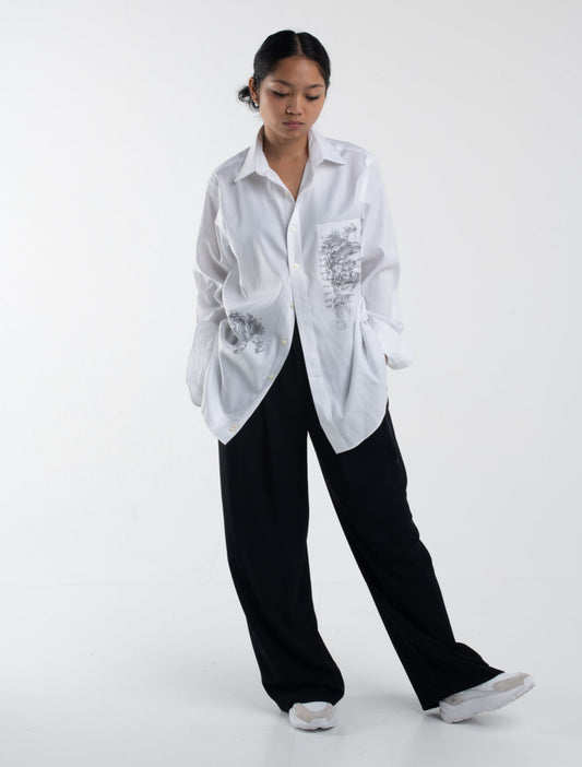 BE NOT AFRAID unisex white graphic shirt