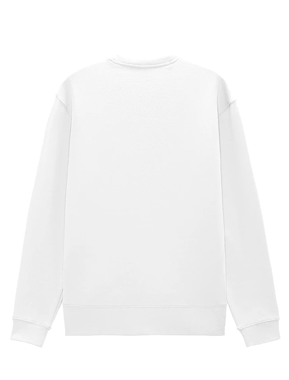 SS LOGO unisex white sweatshirt
